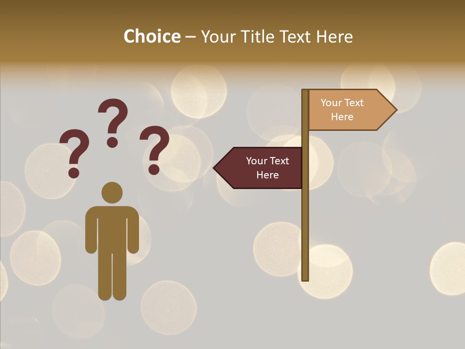 Multicolored Glow Light PowerPoint Template