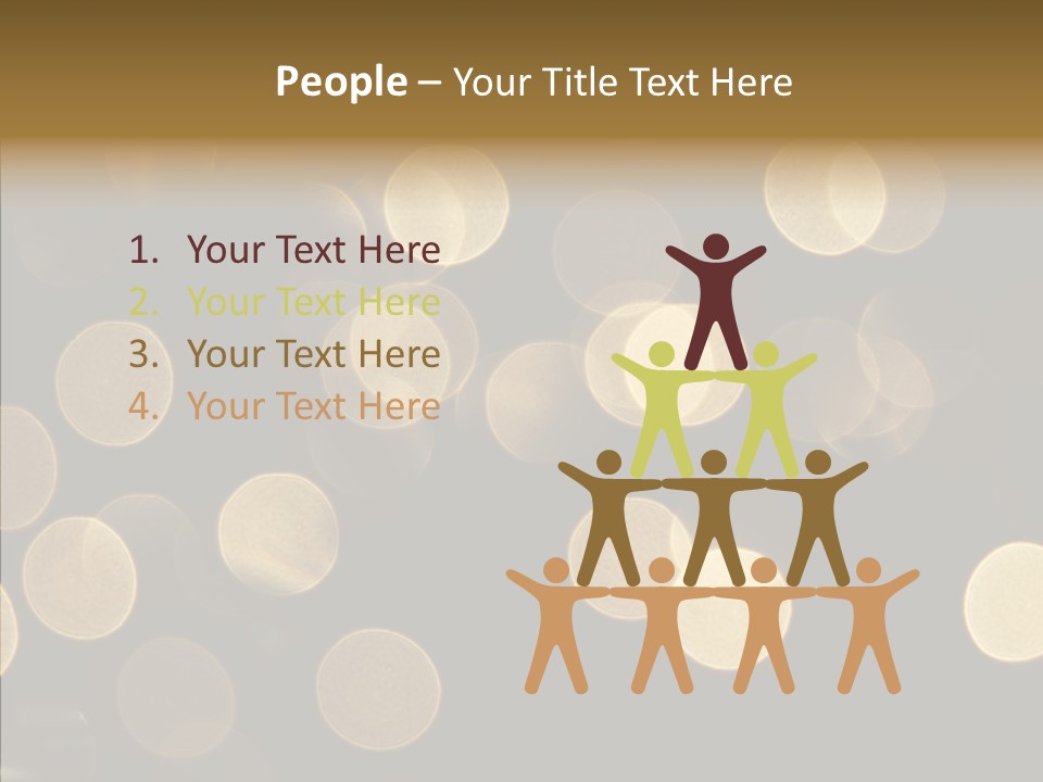 Multicolored Glow Light PowerPoint Template