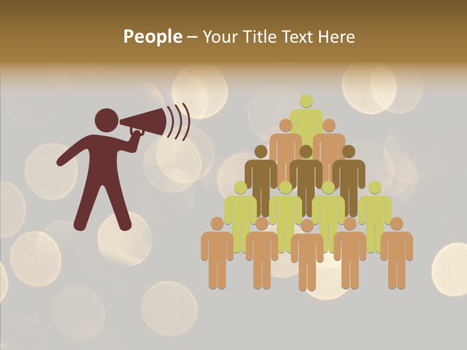 Multicolored Glow Light PowerPoint Template