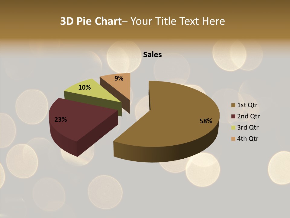 Multicolored Glow Light PowerPoint Template
