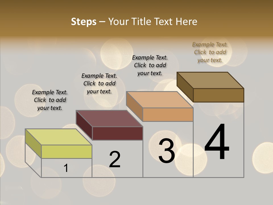 Multicolored Glow Light PowerPoint Template