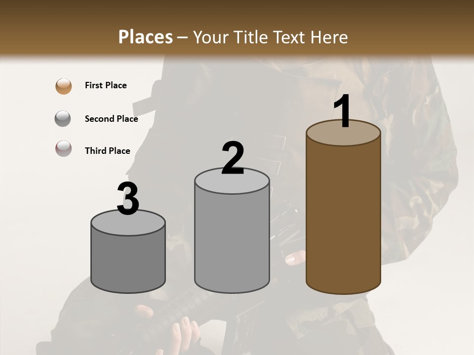 Young Woman Police PowerPoint Template