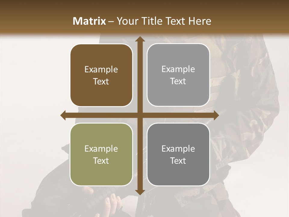 Young Woman Police PowerPoint Template