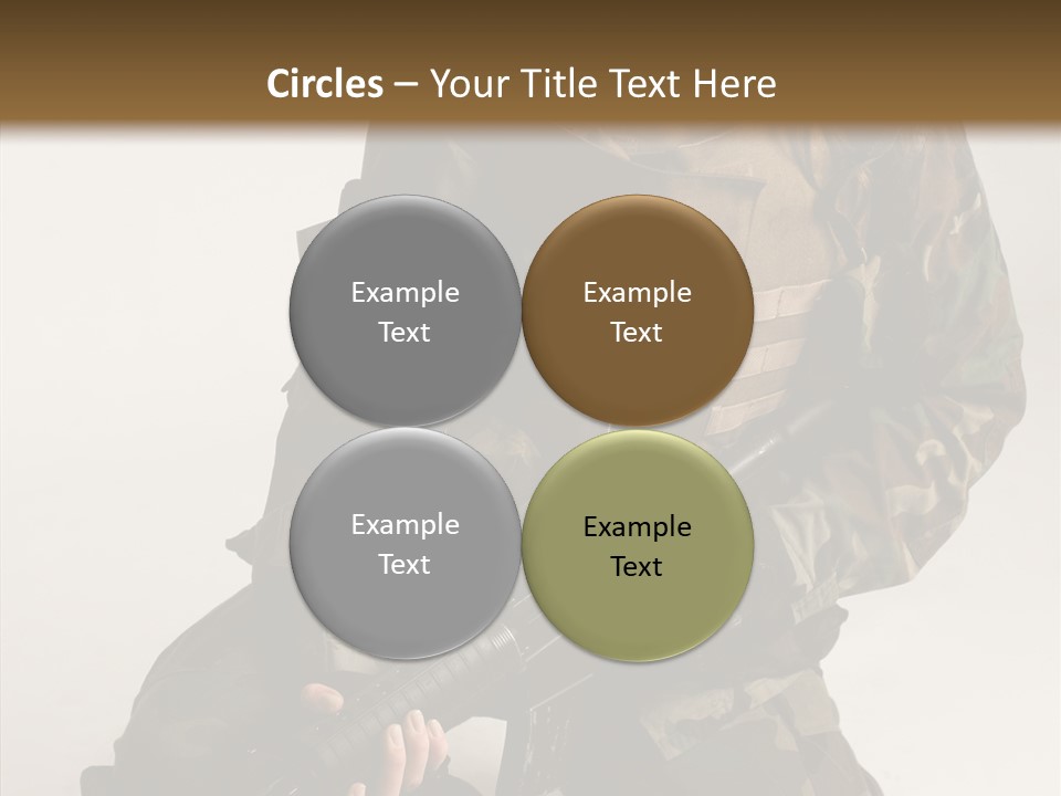 Young Woman Police PowerPoint Template