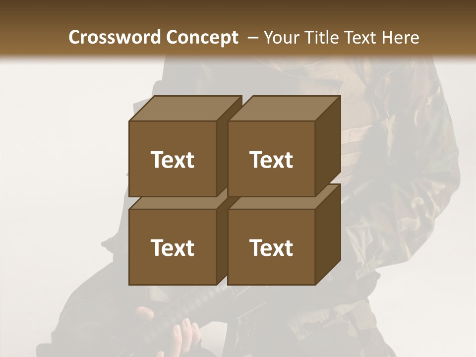 Young Woman Police PowerPoint Template