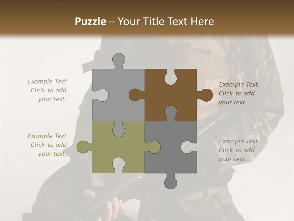 Young Woman Police PowerPoint Template