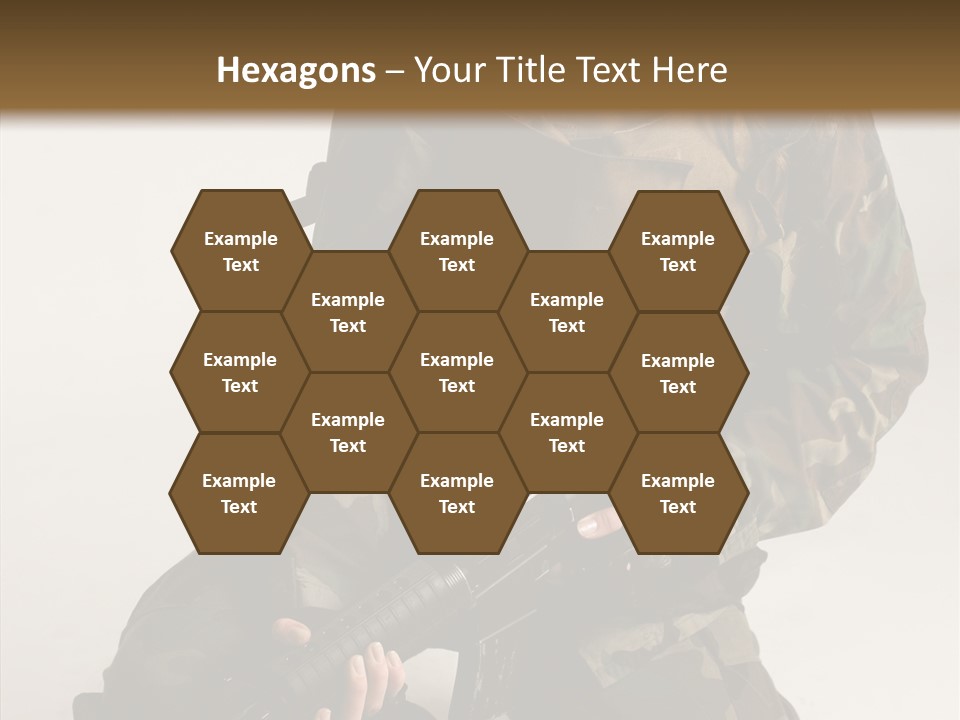 Young Woman Police PowerPoint Template