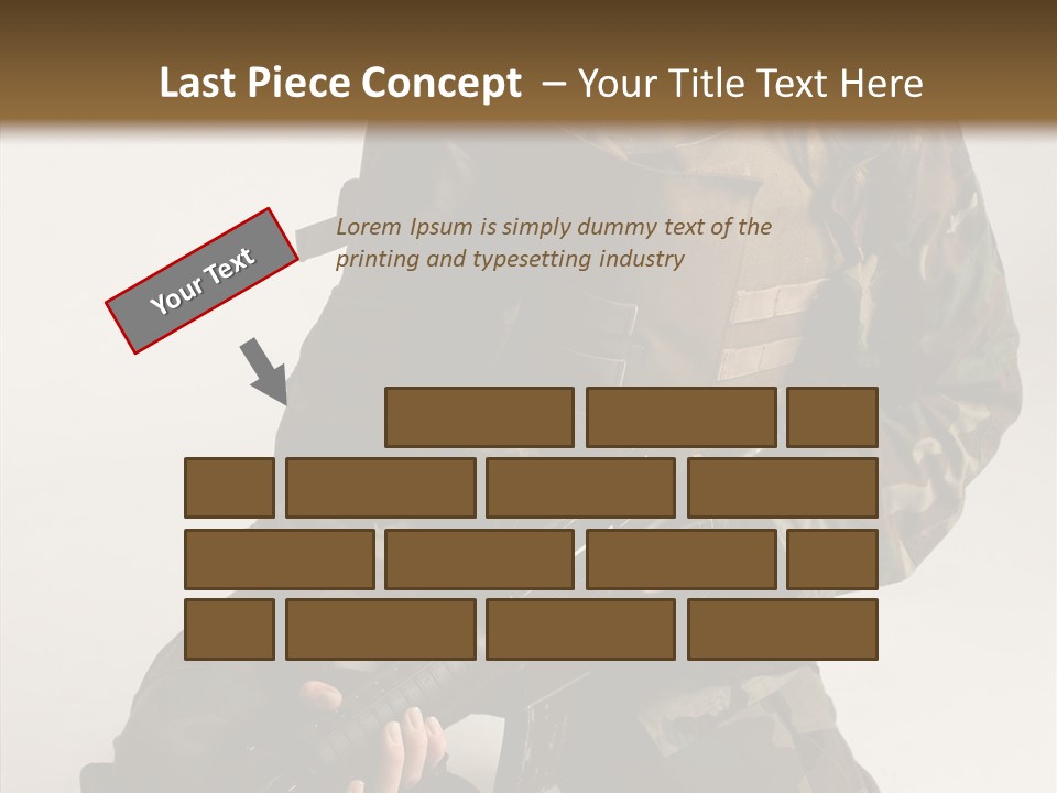 Young Woman Police PowerPoint Template