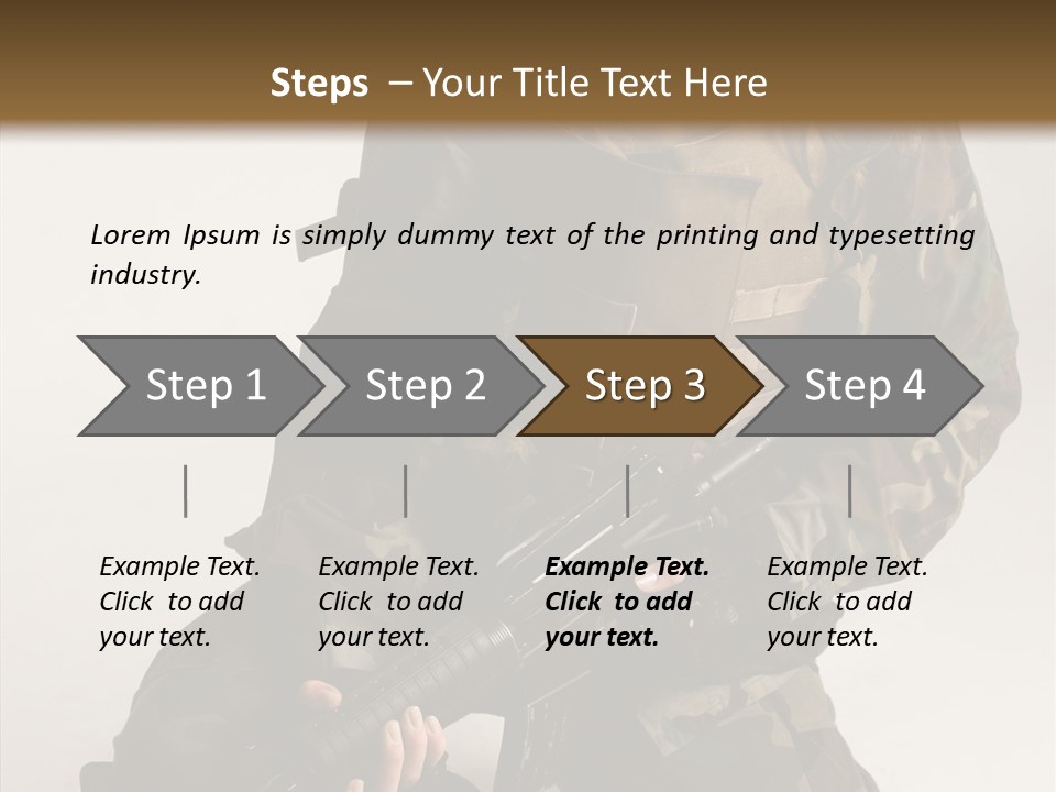 Young Woman Police PowerPoint Template