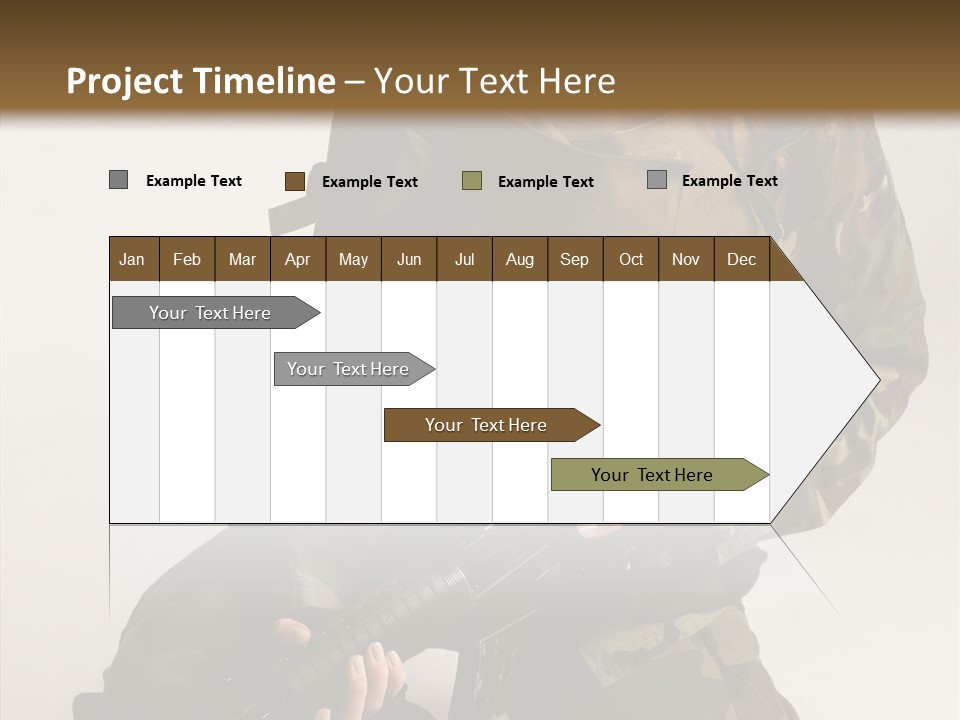 Young Woman Police PowerPoint Template