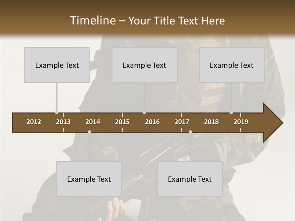 Young Woman Police PowerPoint Template