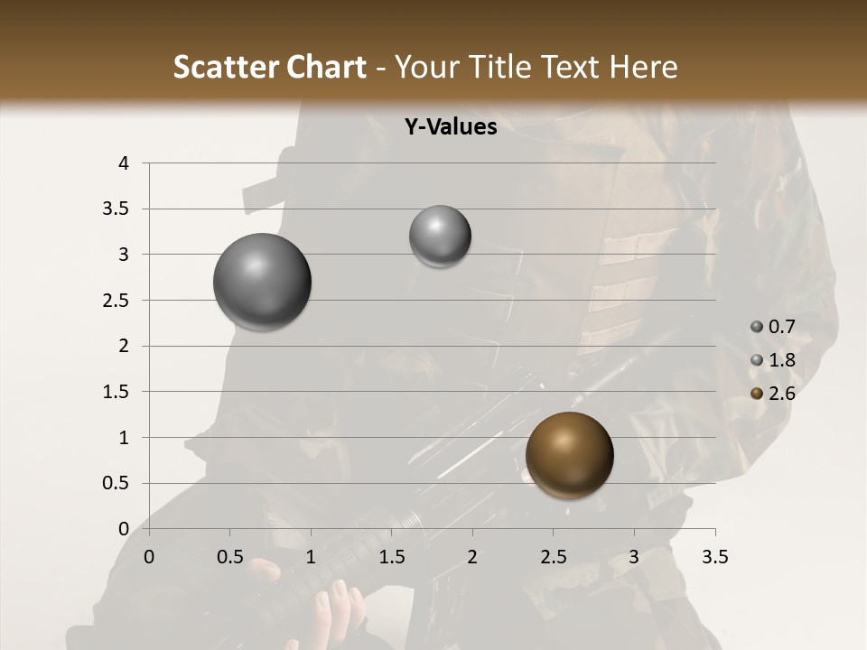 Young Woman Police PowerPoint Template