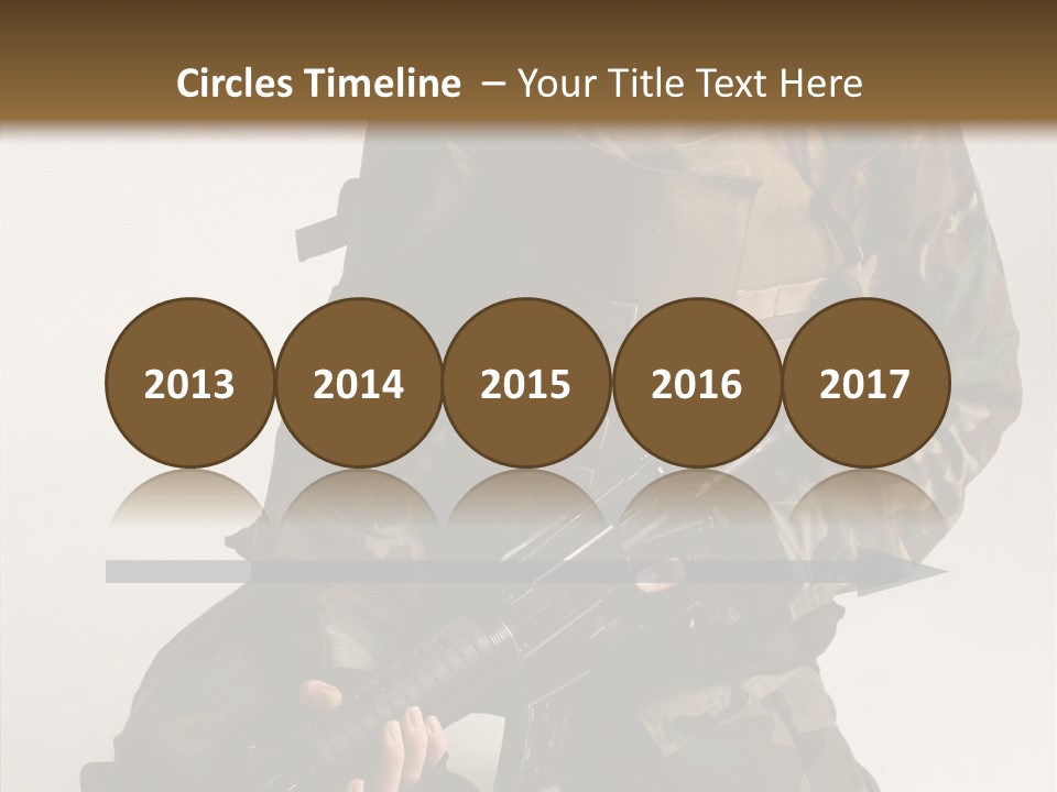 Young Woman Police PowerPoint Template