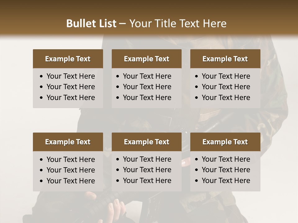 Young Woman Police PowerPoint Template