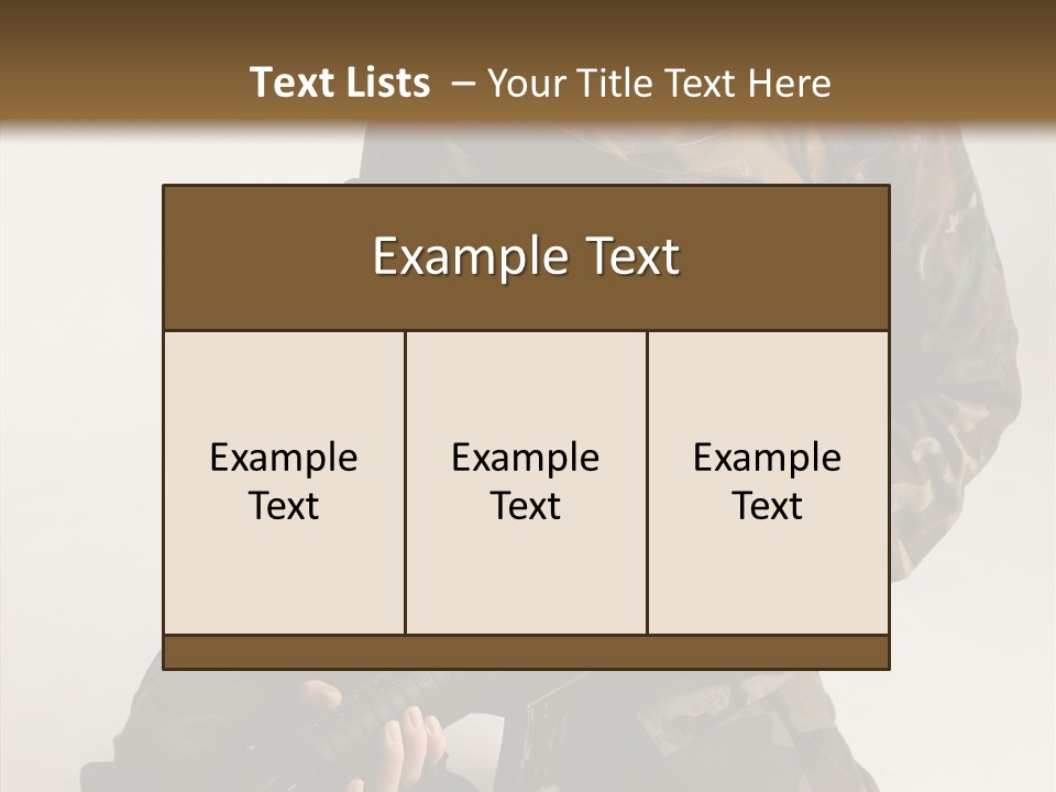 Young Woman Police PowerPoint Template
