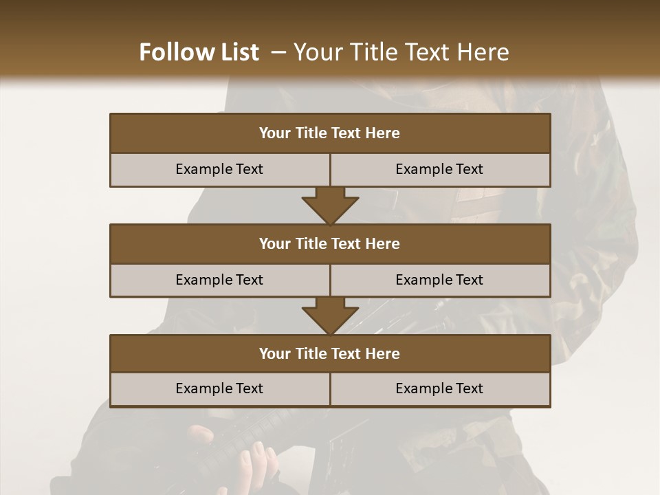 Young Woman Police PowerPoint Template