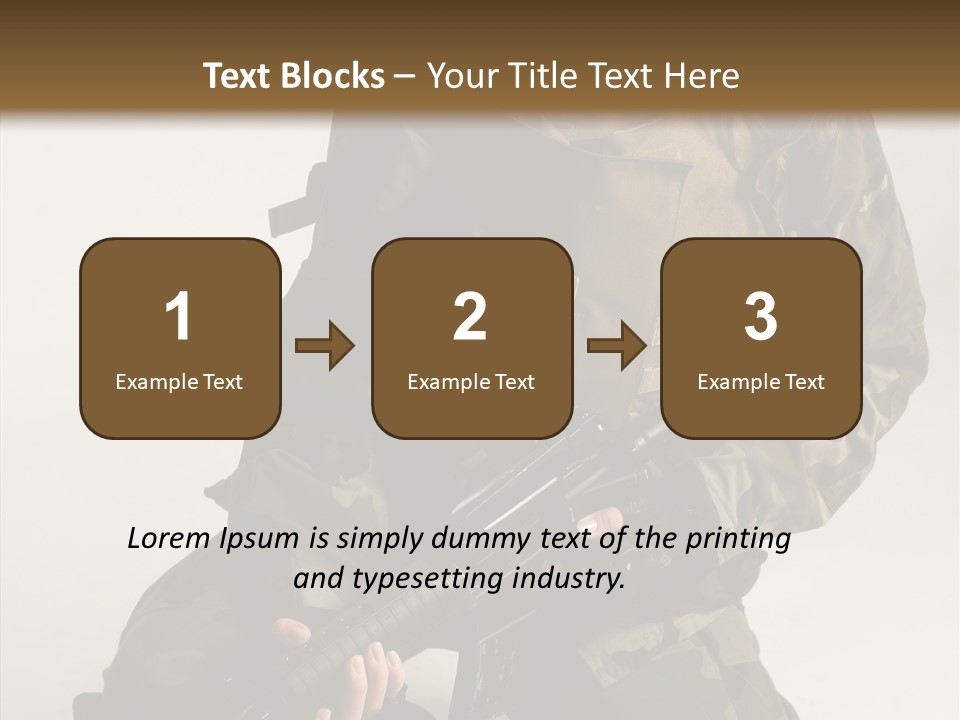 Young Woman Police PowerPoint Template