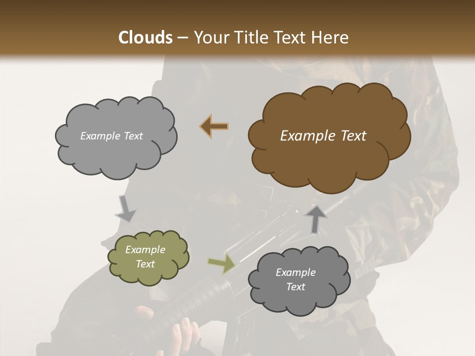 Young Woman Police PowerPoint Template