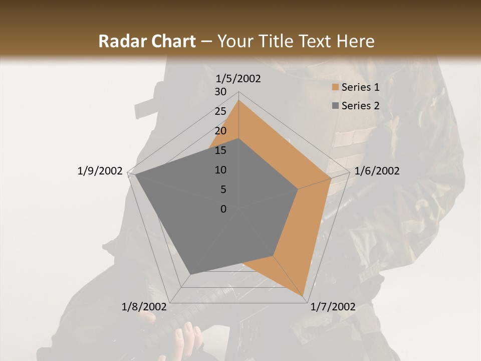 Young Woman Police PowerPoint Template