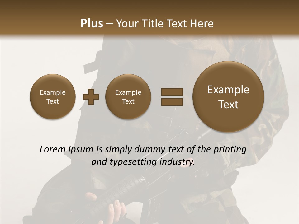 Young Woman Police PowerPoint Template