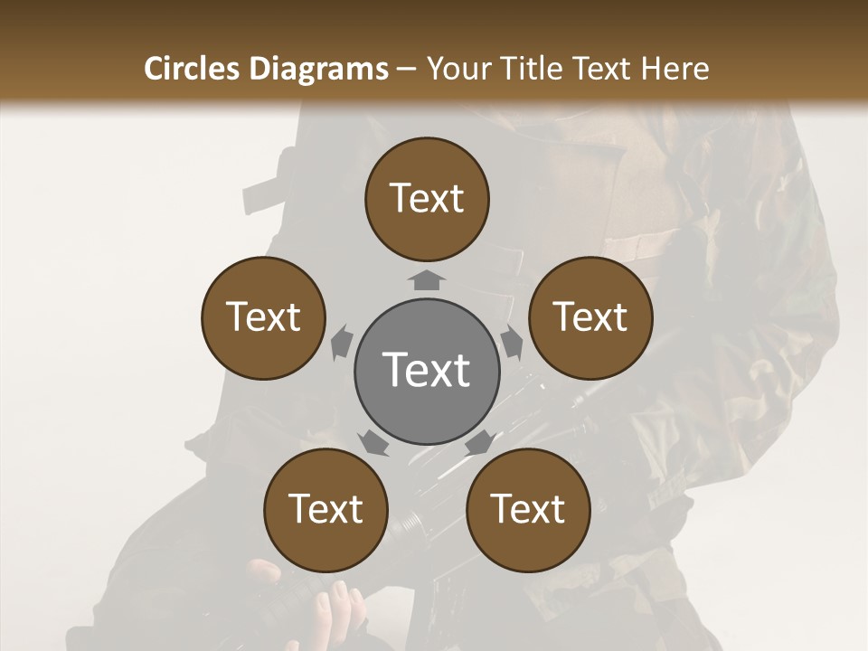 Young Woman Police PowerPoint Template