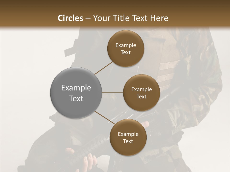 Young Woman Police PowerPoint Template