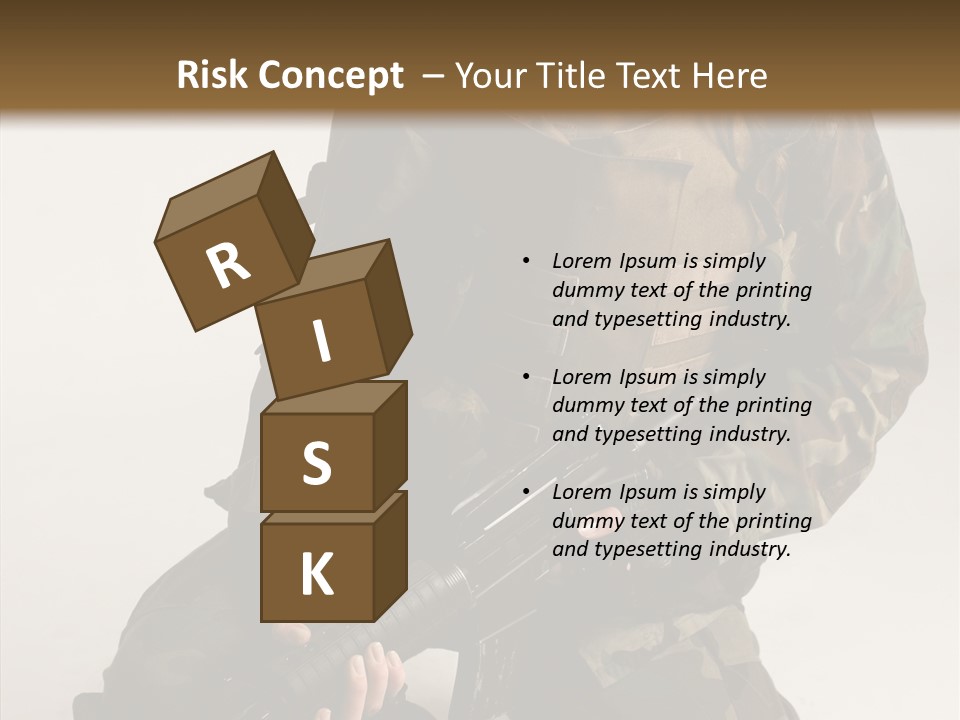 Young Woman Police PowerPoint Template