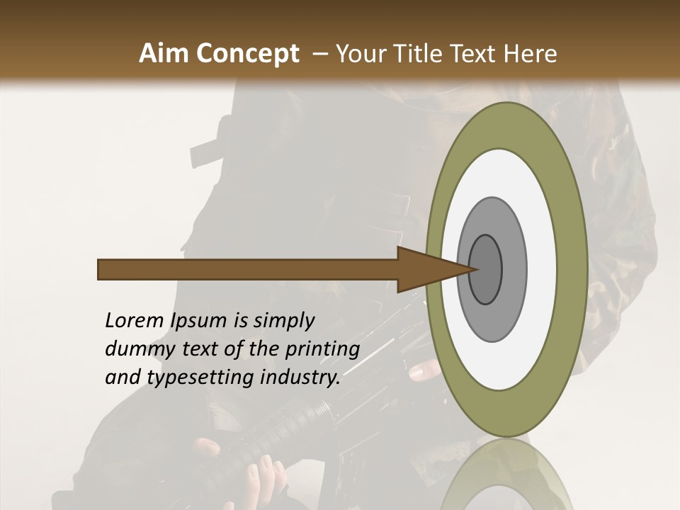 Young Woman Police PowerPoint Template