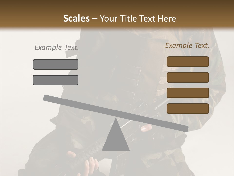 Young Woman Police PowerPoint Template