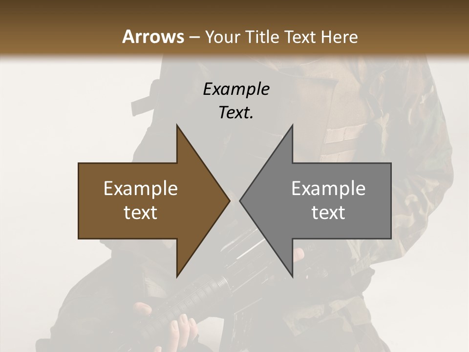 Young Woman Police PowerPoint Template