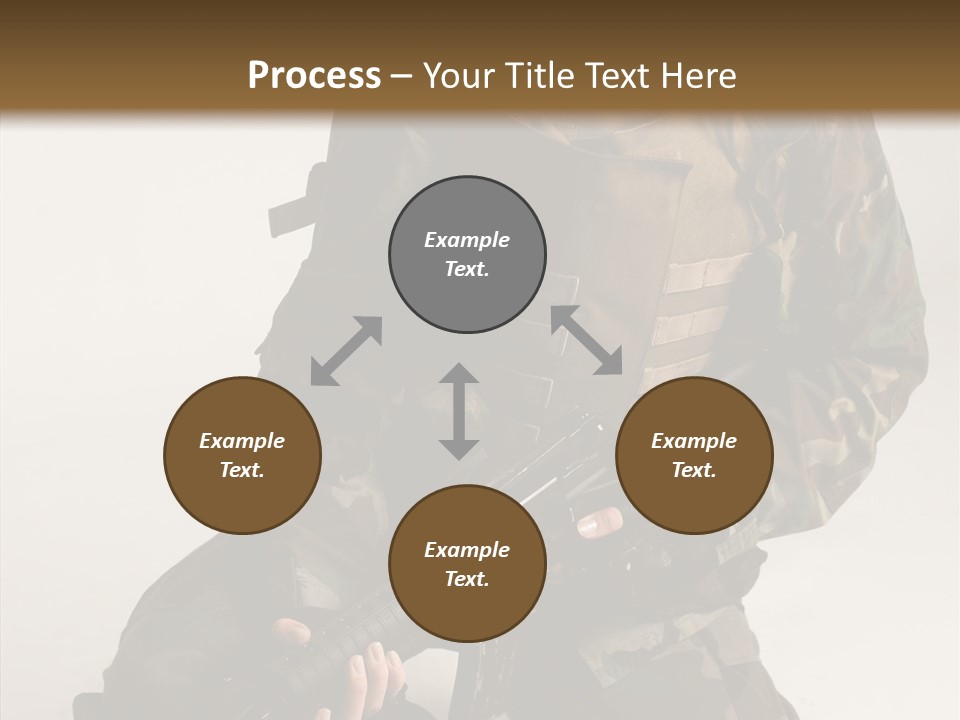 Young Woman Police PowerPoint Template