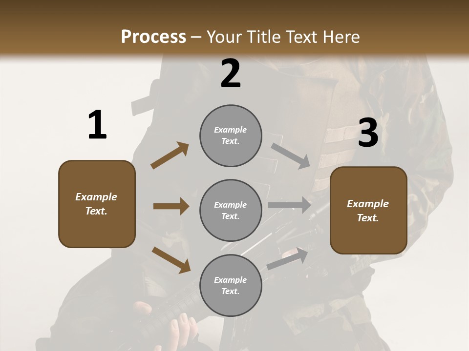Young Woman Police PowerPoint Template