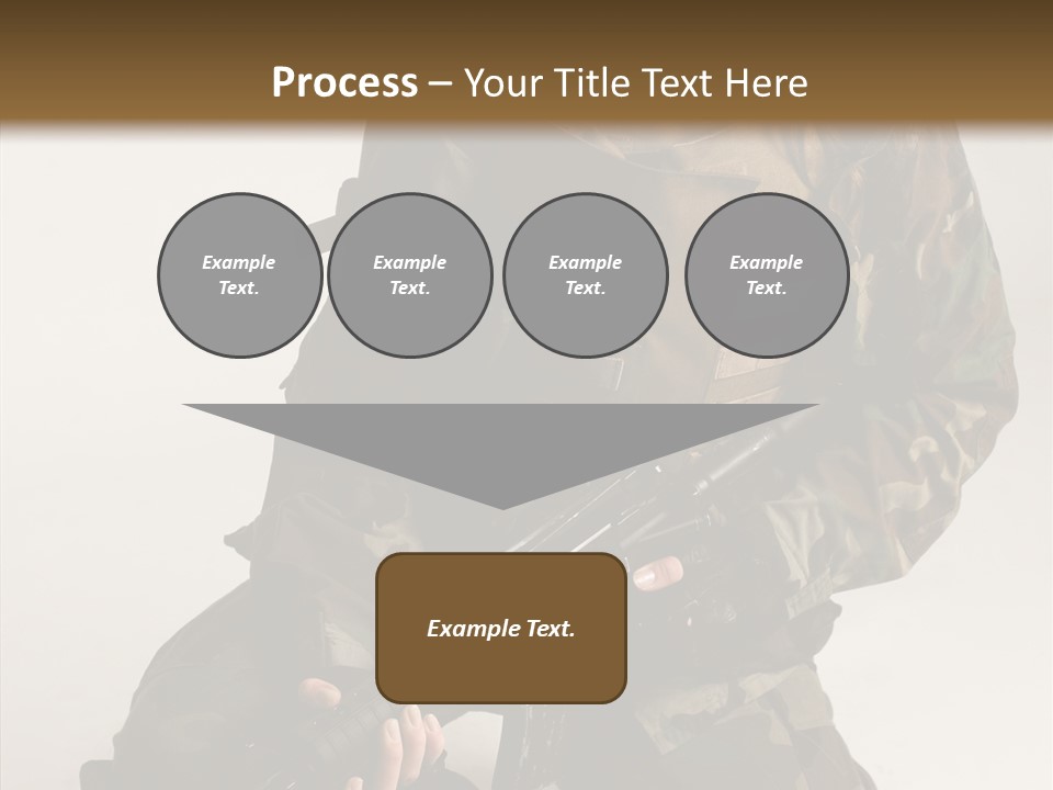 Young Woman Police PowerPoint Template