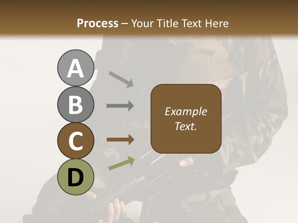 Young Woman Police PowerPoint Template