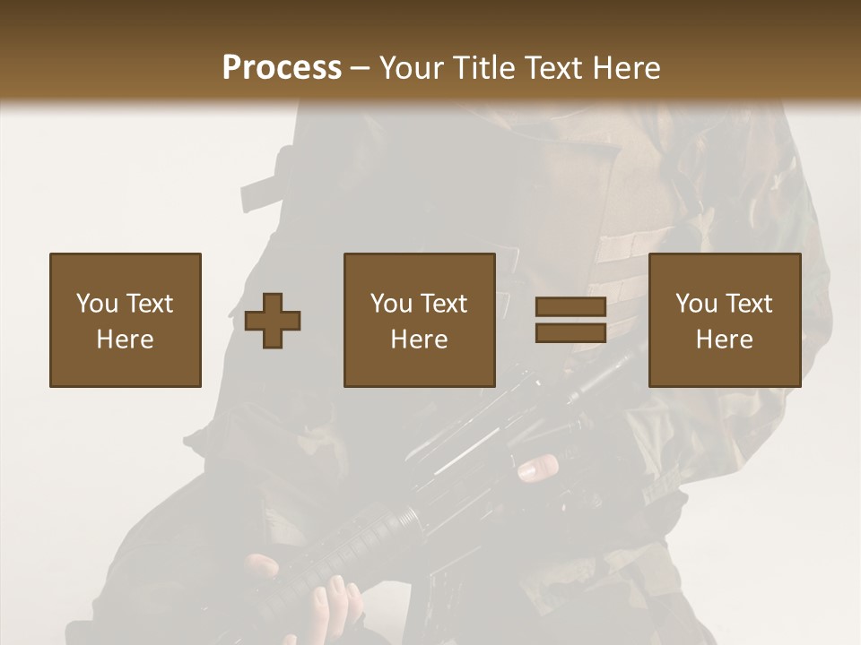 Young Woman Police PowerPoint Template