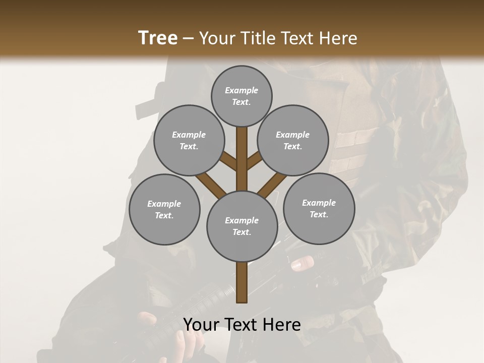 Young Woman Police PowerPoint Template