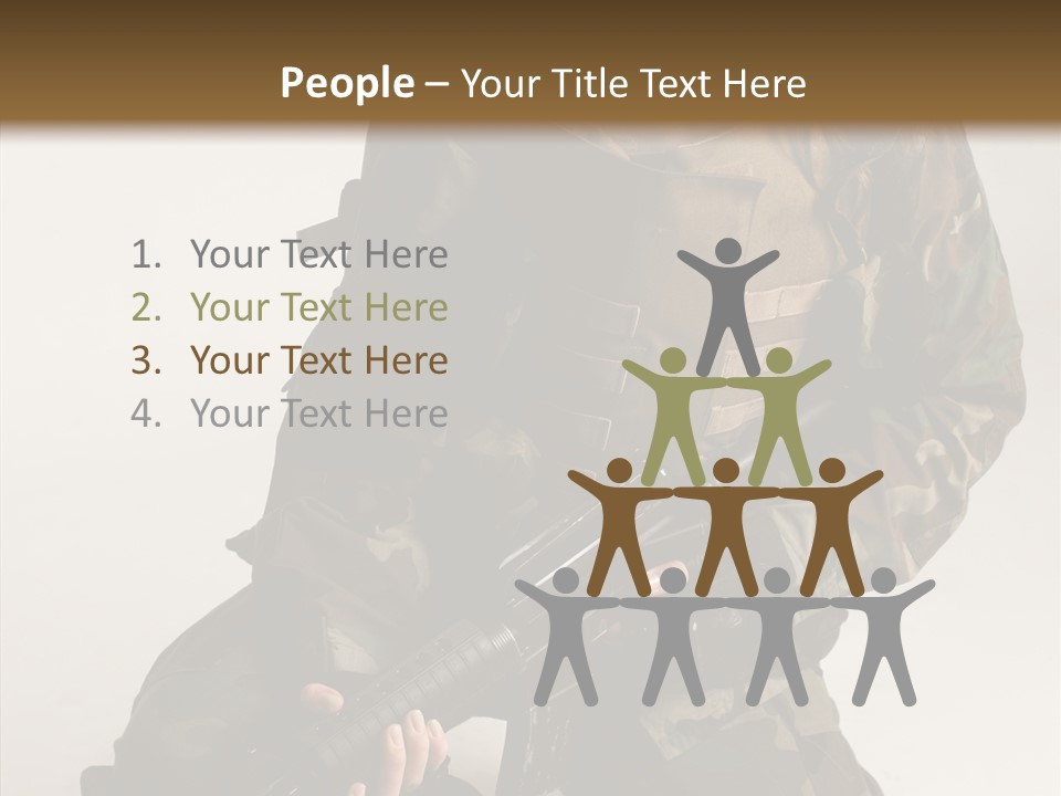 Young Woman Police PowerPoint Template