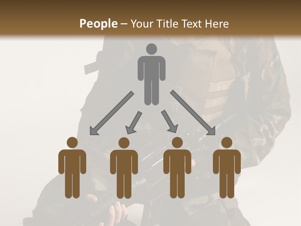 Young Woman Police PowerPoint Template