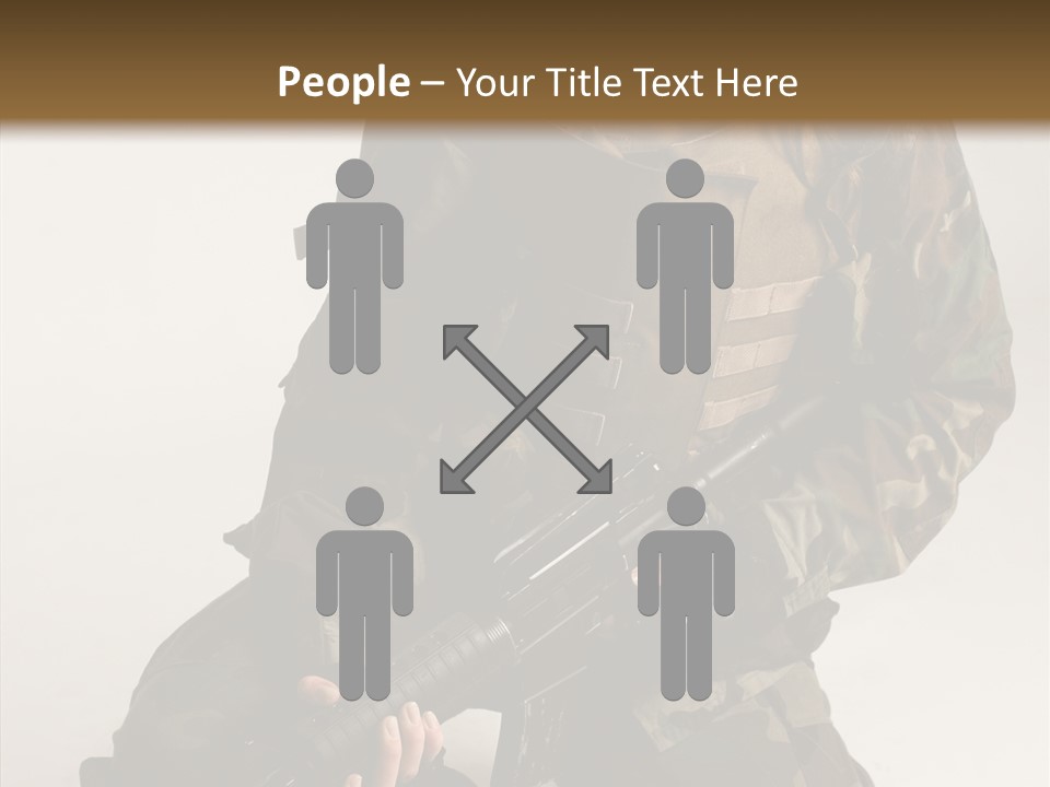 Young Woman Police PowerPoint Template