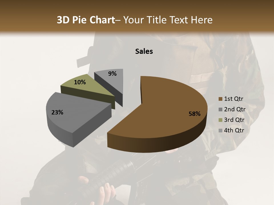 Young Woman Police PowerPoint Template