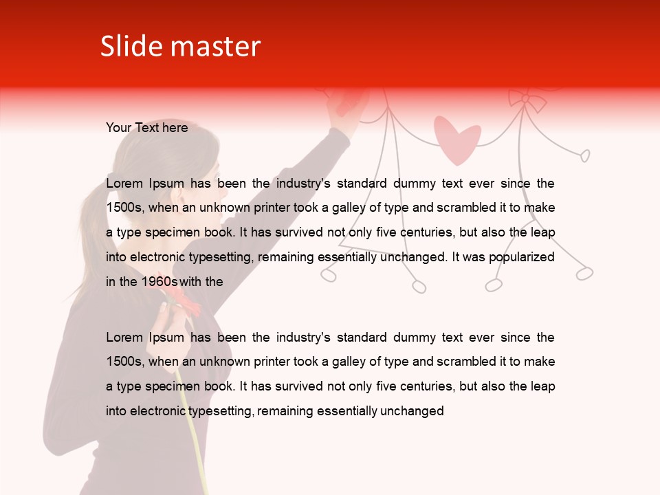 Women Day Love PowerPoint Template