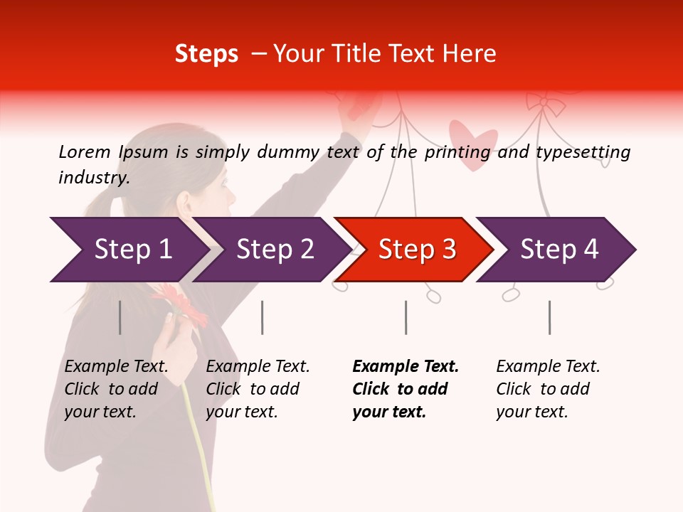 Women Day Love PowerPoint Template