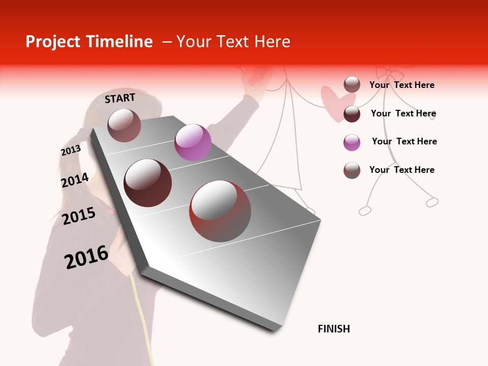 Women Day Love PowerPoint Template