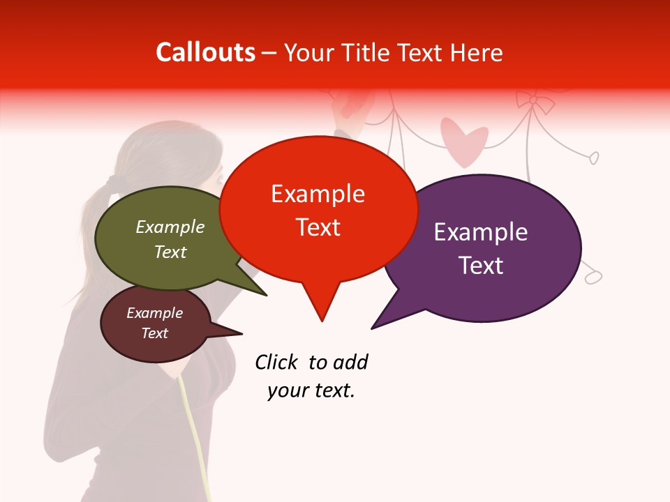 Women Day Love PowerPoint Template