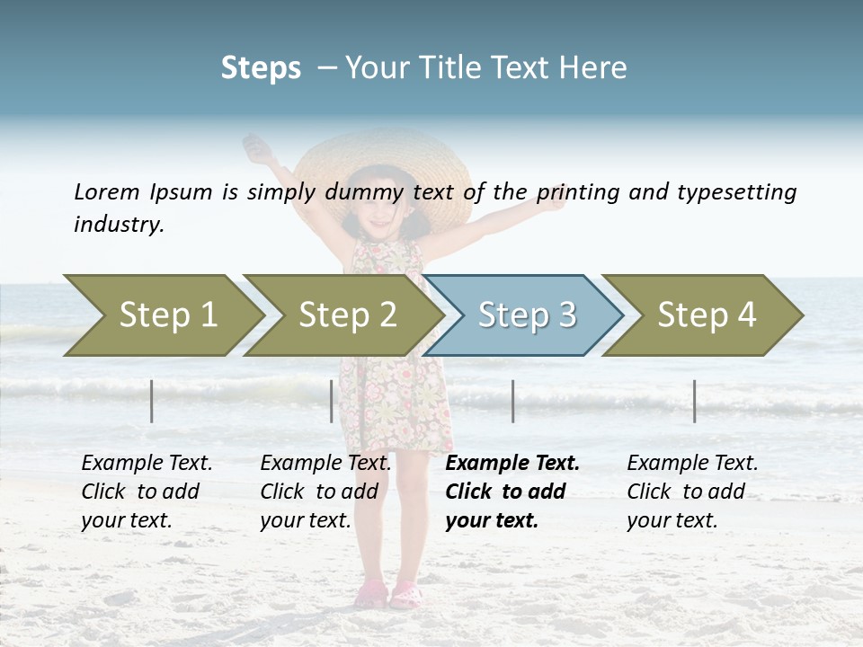 Vacation Little Sky PowerPoint Template
