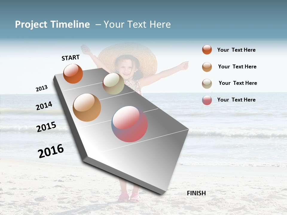 Vacation Little Sky PowerPoint Template