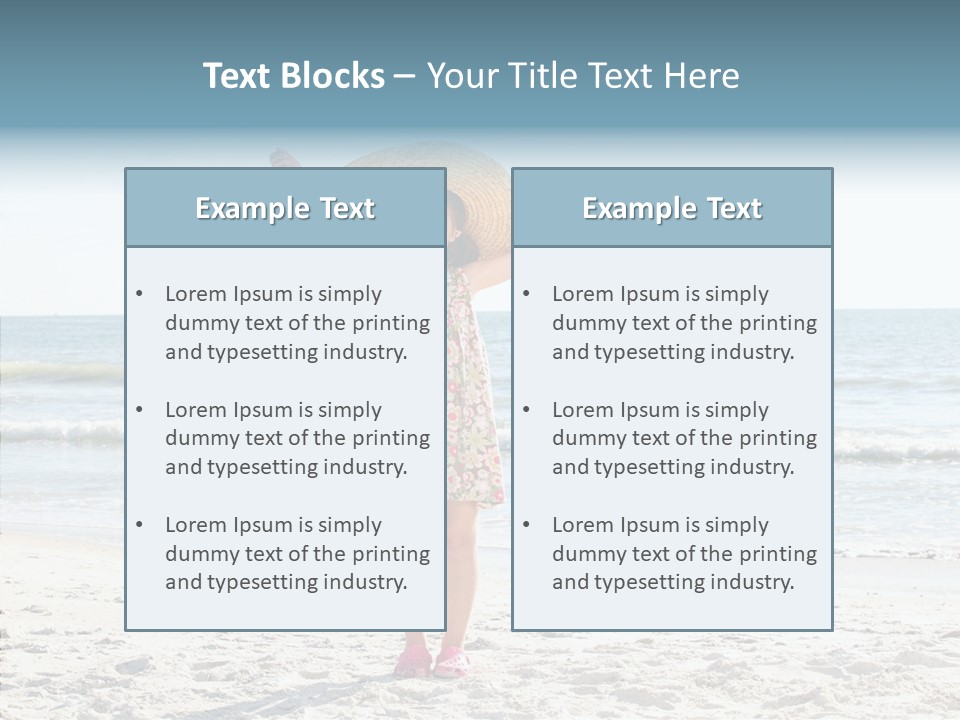 Vacation Little Sky PowerPoint Template