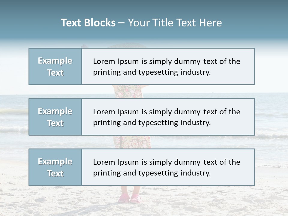 Vacation Little Sky PowerPoint Template