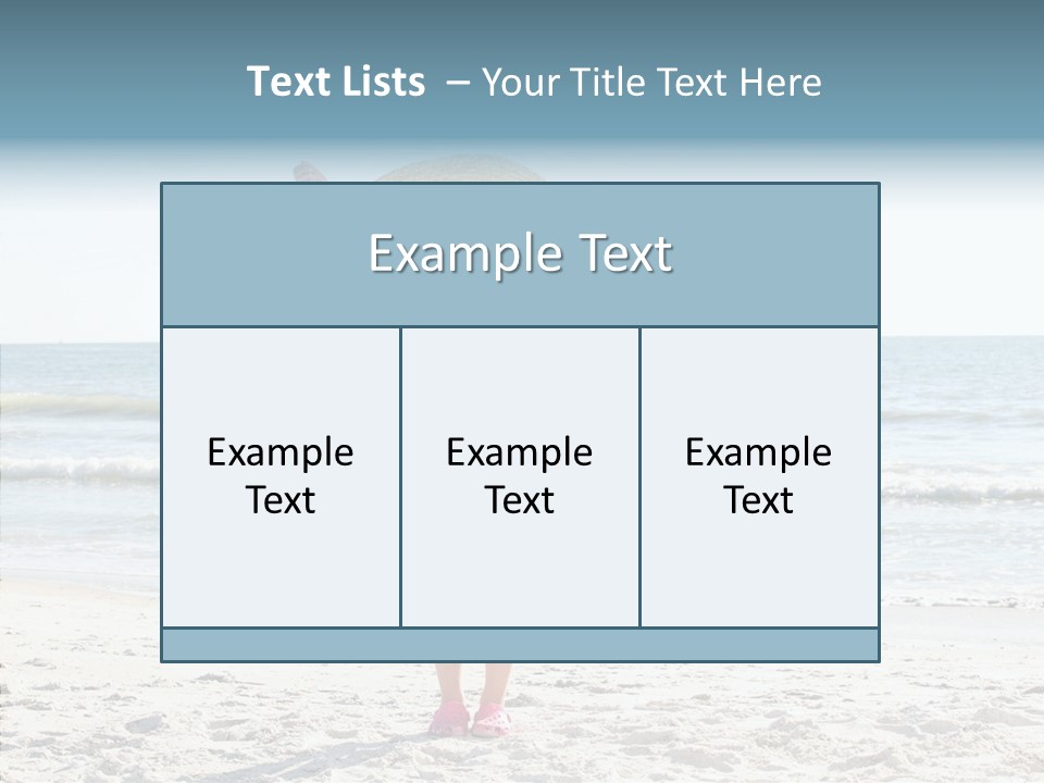 Vacation Little Sky PowerPoint Template