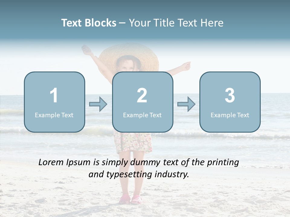 Vacation Little Sky PowerPoint Template